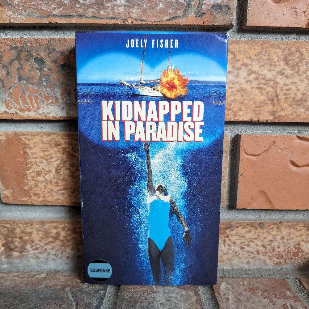 ** 4/$25 VHS **Kidnapped in Paradise (VHS, 1999) Vintage - 90's - Good Used Cond